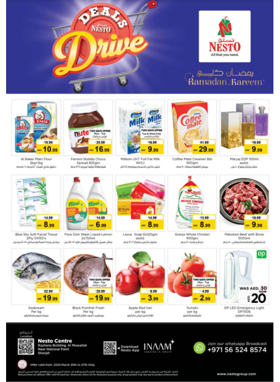 Midweek Deals National Paints, Sharjah from Nesto until 27th March