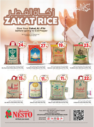 Zakat Al Fitr - Riyadh & Qassim