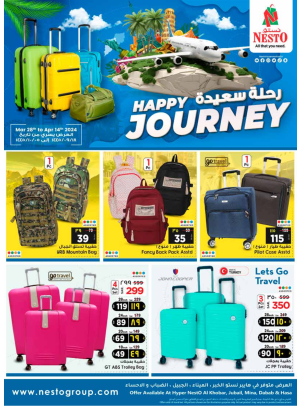 Happy Journey Offers - Khobar, Jubail, Mina, Dabab & Hasa