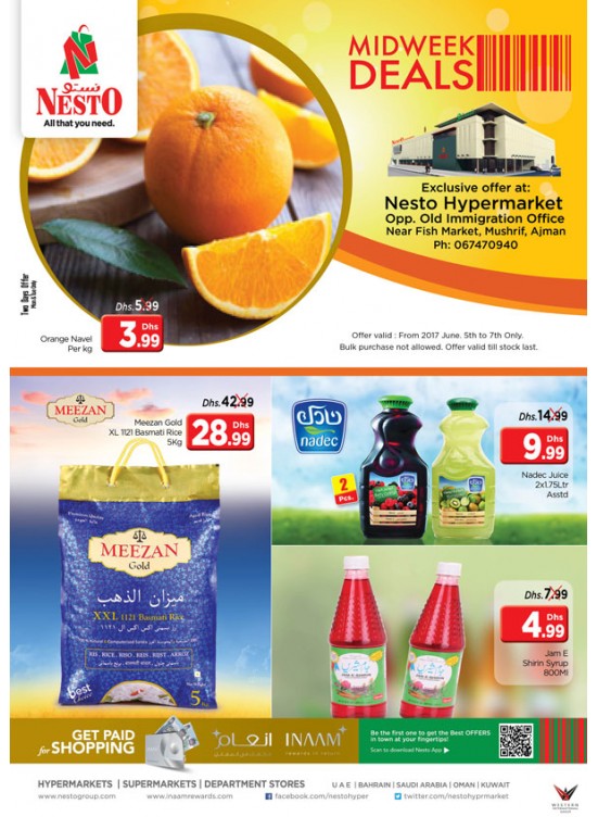 Midweek Deals - Mushrif Ajman