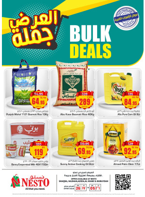 Bulk Deals - Aziziyah, Al Kharj, Buraydah, Shaqra & Majmah