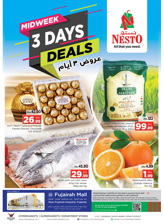 Midweek Deals - Fujairah