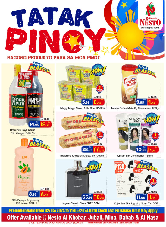 Tatak Pinoy - Al-Khobar, Jubail, Mina, Dabbab & Al-Ahsa