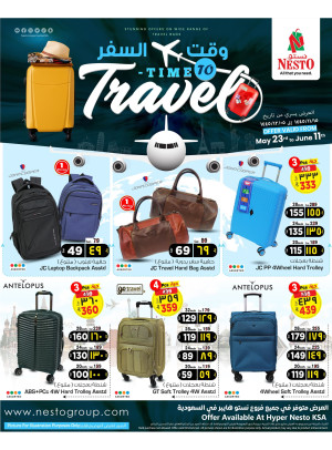 Travel Time Offers