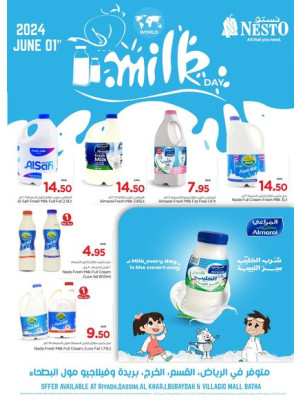 World Milk Day - Riyadh & Al Qassim