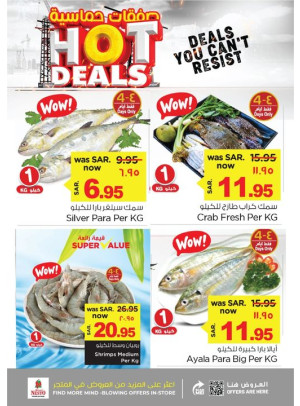 Hot Deals on Fresh Fish