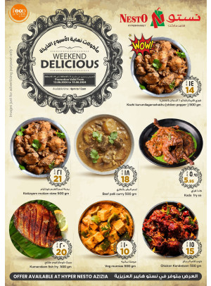 Weekend Delicious - Azizia