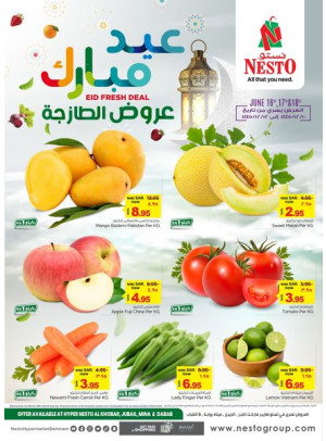 Eid Fresh Deal - Al Khobar, Jubail, Mina & Dabab
