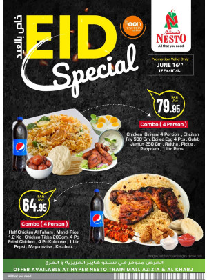Eid Special Offers - Aziziyah & Al Kharj