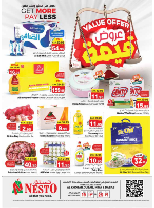 Value Offers - Al Khobar, Jubail, Mina & Dabab