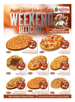 Weekend Delicious Food - Al Ahsa