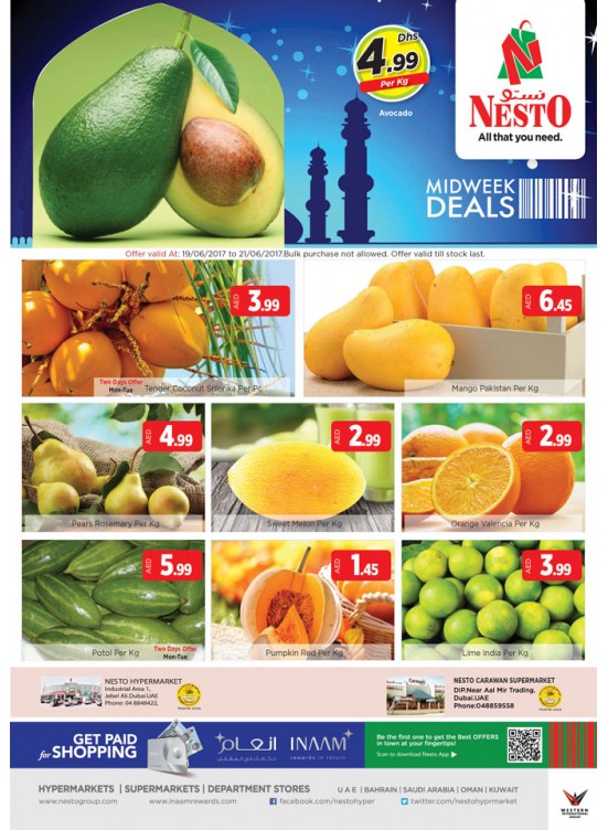 Midweek Deals - Carawan supermarket DIP
