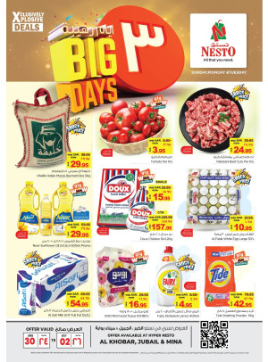 Big 3 Days Offer - Al Khobar, Jubail & Mina