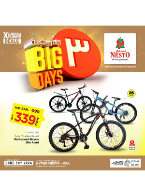 3 Days Bicycle Offer