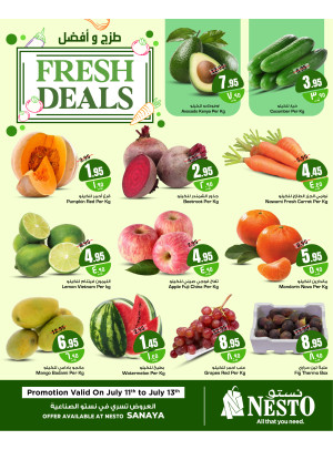 Fresh Deals - Sanaya