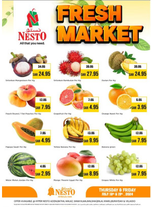 Fresh Market Offer - Riyadh & Qassim