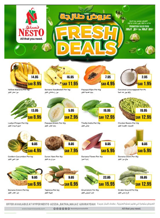 Fresh Deals - Azizia, Batha, Malaz & Buraydah