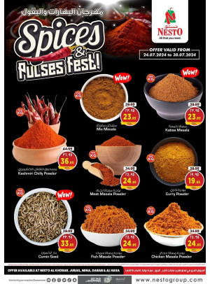 Spices & Pulses Fest - Al Khobar, Jubail, Dabab, Mina & Al Hasa