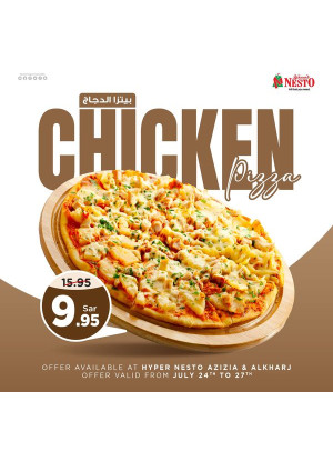 Chicken Pizza Offer - Azizia & Al Kharj