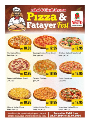 Pizza & Fatayer Fest - Al Ahsa
