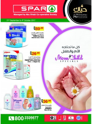 Mom & Child Specials - Spar Ajman Branch