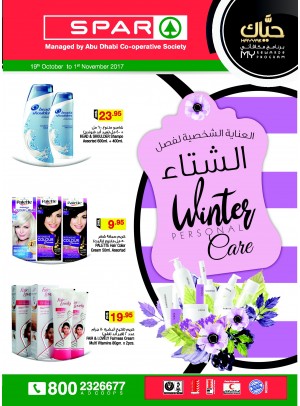 Winter Personal Care Offers - Spar Ajman Branch