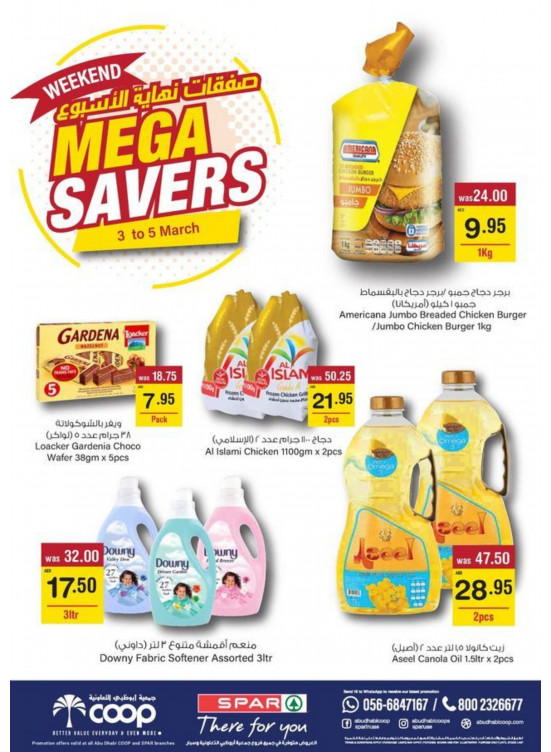 Weekend Mega Savers - Adcoops & Spar
