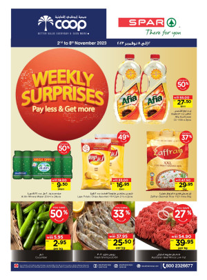 Weekly Suprises - Adcoops & Spar