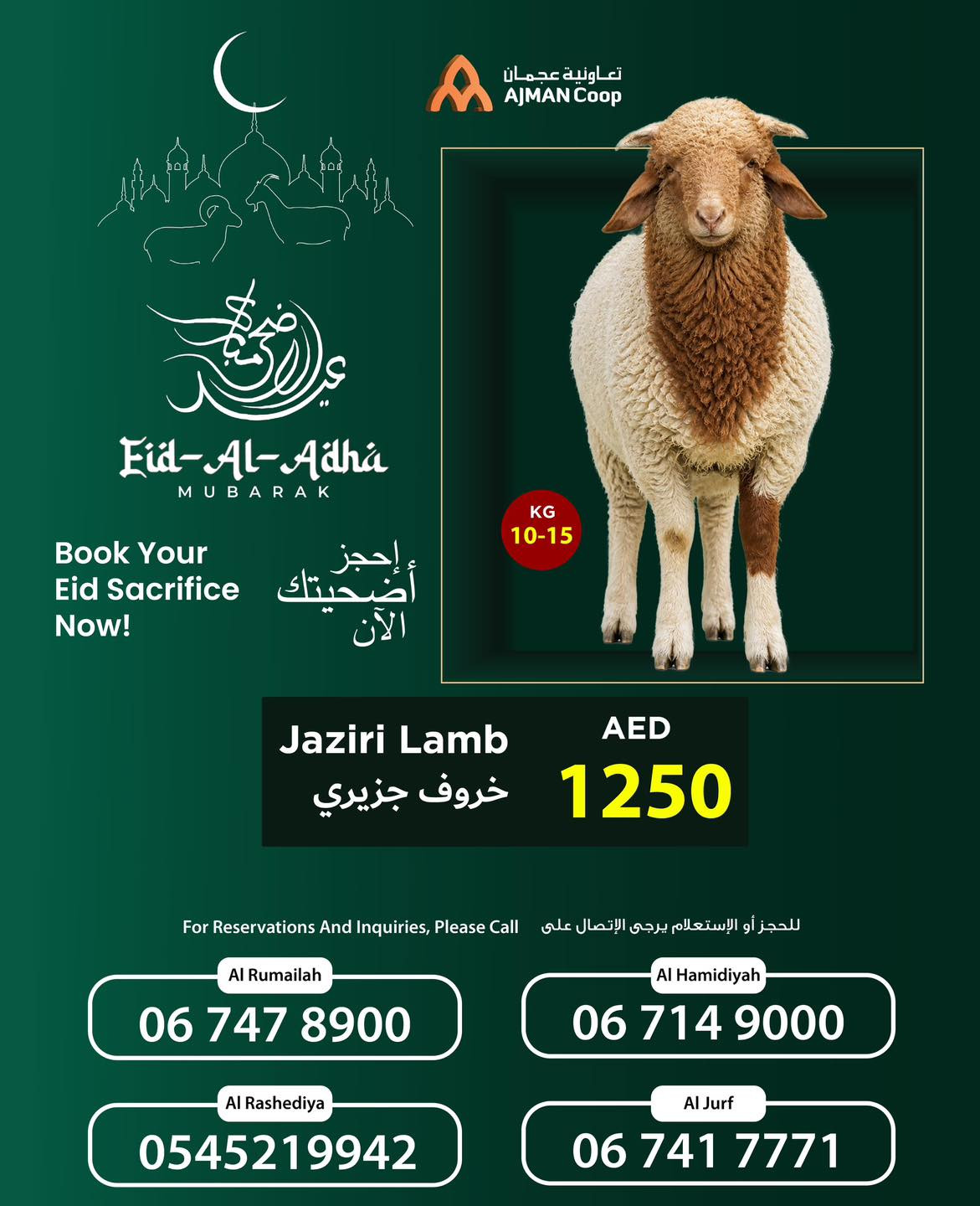 Ajman Coop Jaziri Lamb offer Ajman UAE
