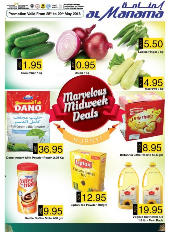 mid week deals