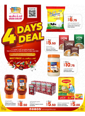 4 Days Deals