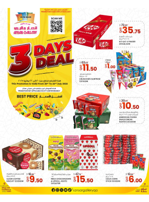 3 Days Deals