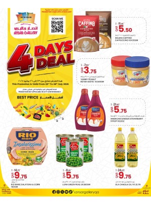 4 Days Deals