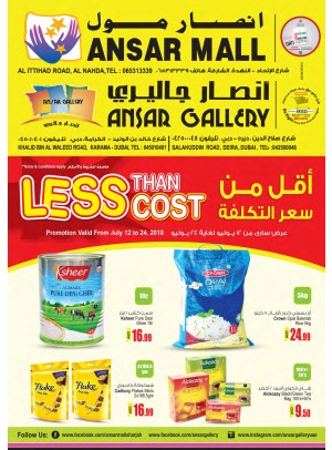 Less Than Cost Offers