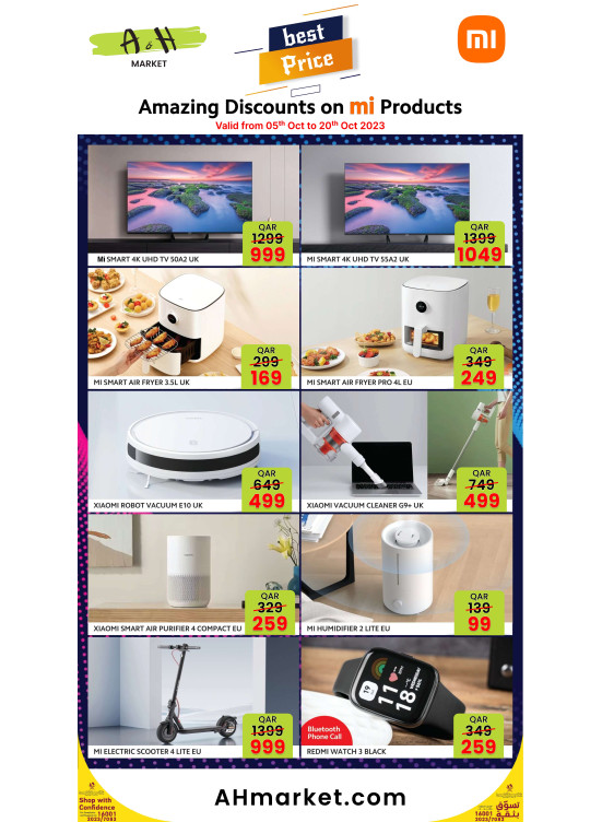 Amazing Discounts on Mi Products