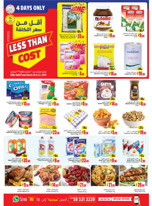 Less Than Cost