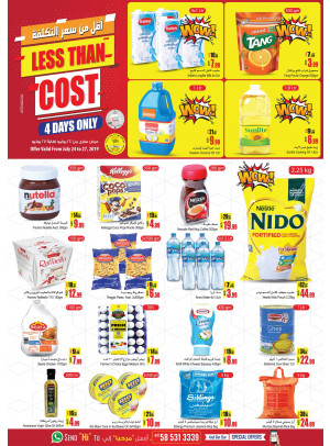 Less Than Cost