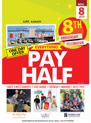 8th Anniversary Celebration Offer - Al Jurf, Ajman