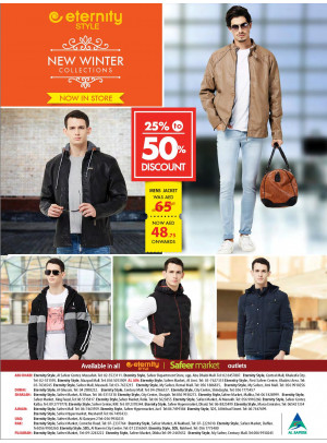 Winter Wear Collection - 25% To 50% Off