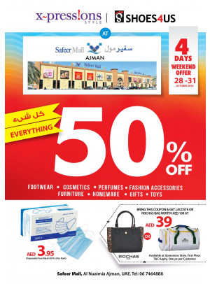 Everything 50% OFF - Safeer Mall Ajman