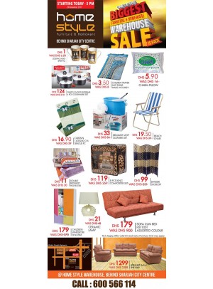 The Biggest Furniture & Home Ware Sale - Behind Sharjah City Center