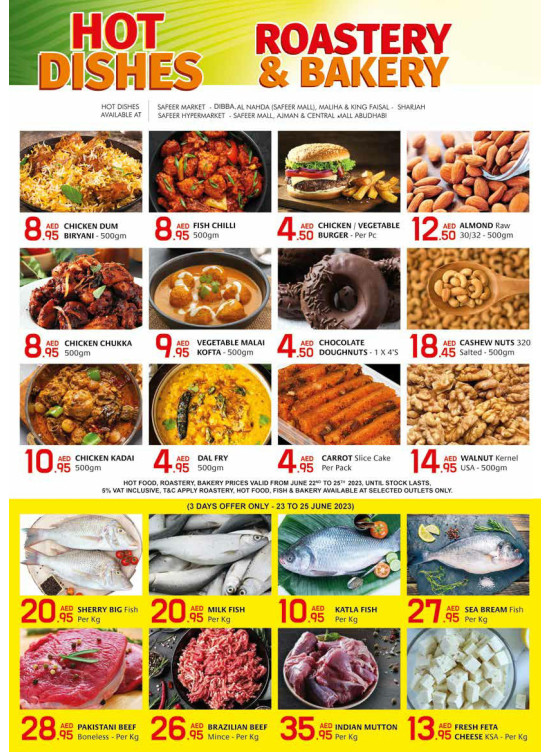 Hot Dishes from Al Safeer Hypermarket until 25th June Al Safeer