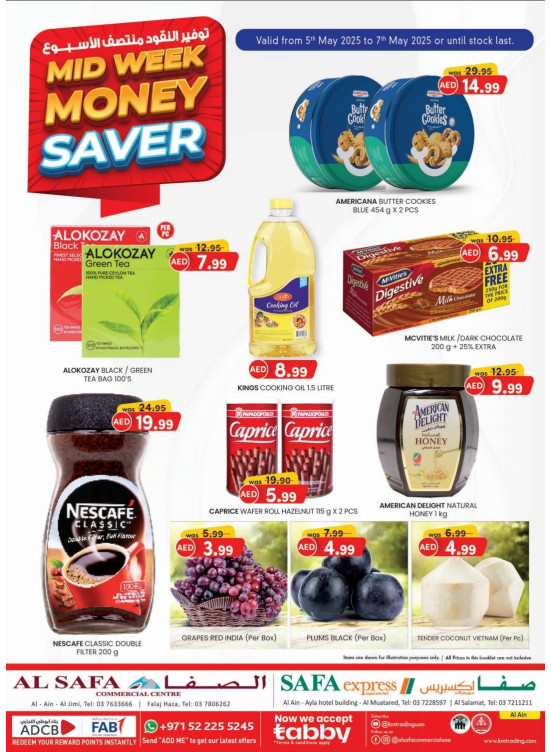 Midweek Money Saver - Al Safa & Safa Express, Al Ain
