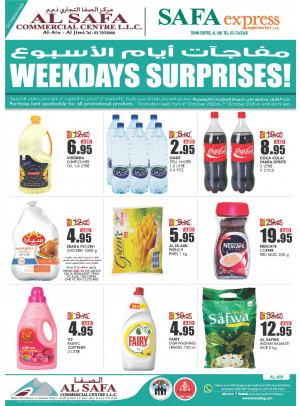 Weekdays Surprises - Al Jimi & Tonwn Centre, Al Ain