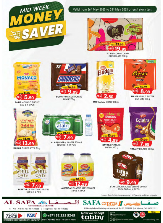 Midweek Money Saver - Al Safa & Safa Express, Al Ain