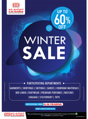Winter Sale - Up To 60% OFF