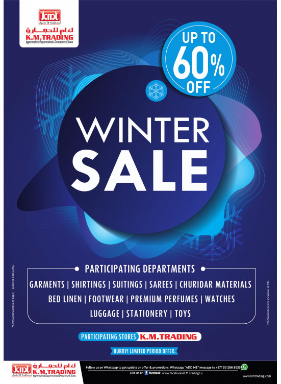 Winter Sale - Up To 60% OFF