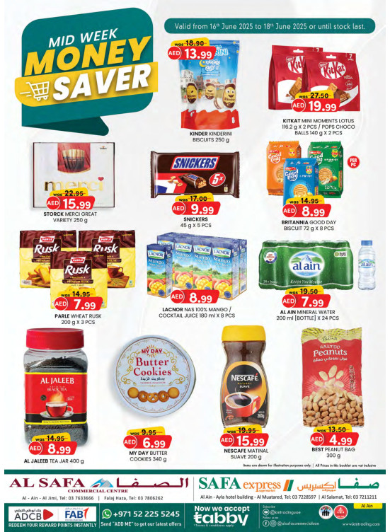 Midweek Money Saver - Al Safa & Safa Express, Al Ain