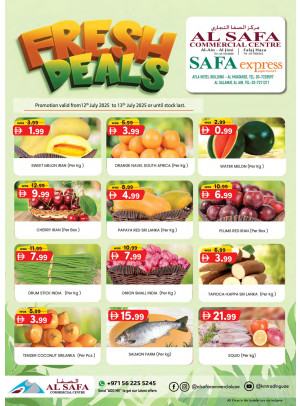Fresh Deals - Al Safa & Safa Express, Al Ain