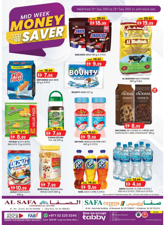 Midweek Money Saver - Al Safa & Safa Express, Al Ain
